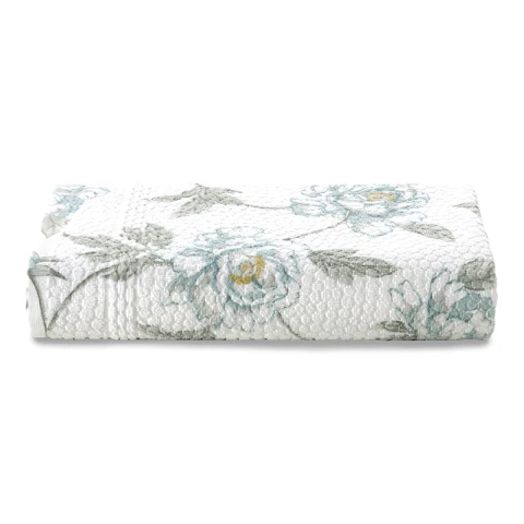 Toalla Mano Estampada Perola Dohler 100% Algodón 50 x 80 cm Celeste