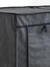 Armario DAMHUS 149x174 tela gris oscuro Armario DAMHUS 149x174 tela gris oscuro