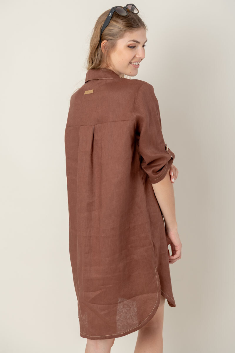 Vestido polonio Chocolate