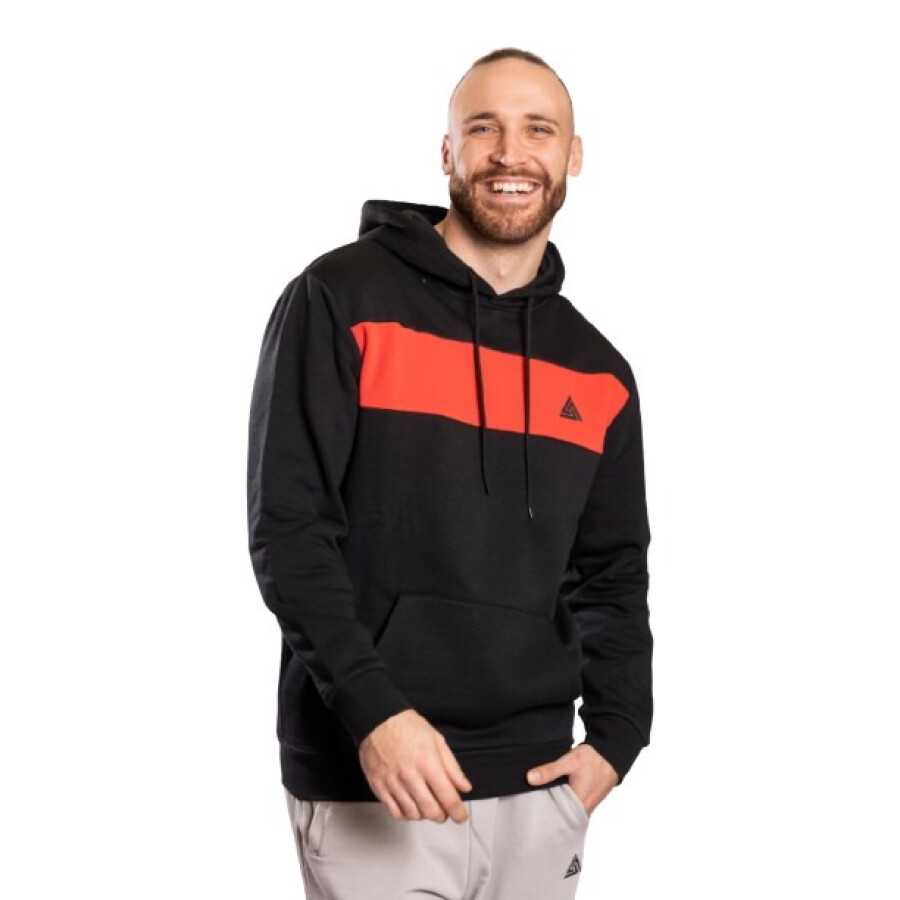 LENERGY CANGURO FELPA BLACK/RED