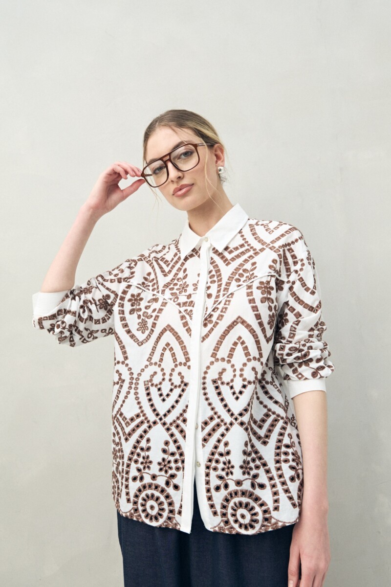 CAMISA LIVO Chocolate