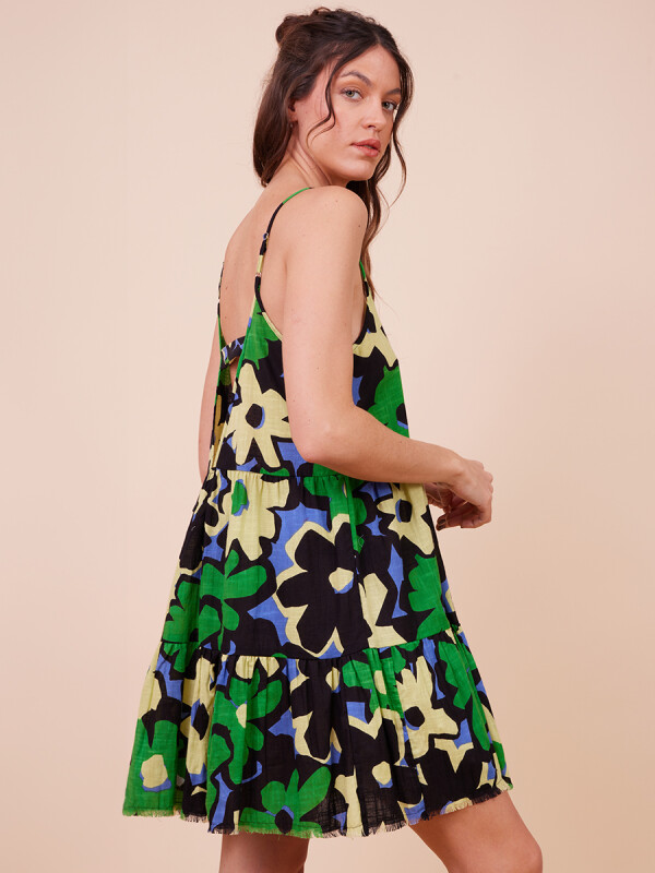 VESTIDO CORTO EDDA RUSTY Verde