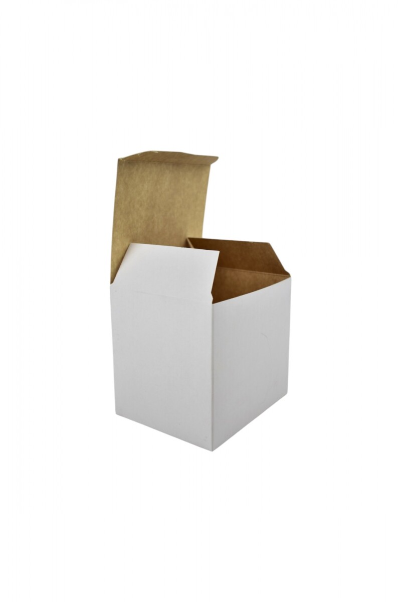Caja Flexi Plegable 12x10x11cm - BLANCO 