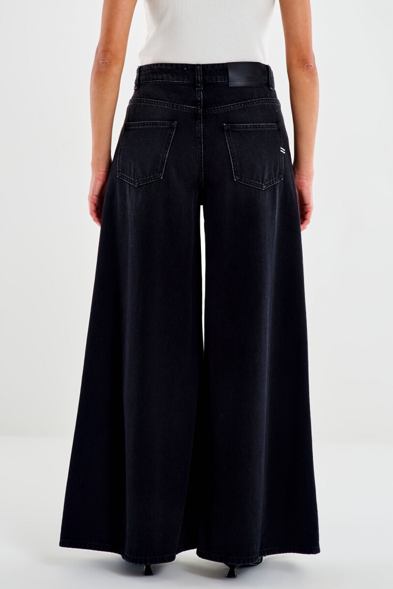 DENIM ANCHO Negro