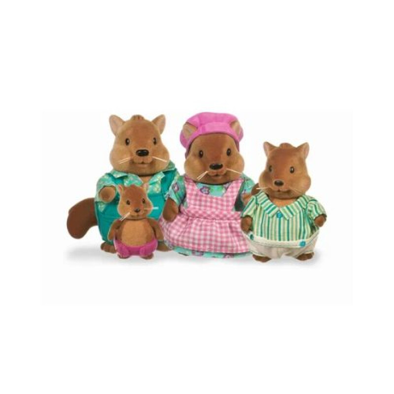 Familia Ardillas Colas Tupidas Woodzeez Familia Ardillas Colas Tupidas Woodzeez