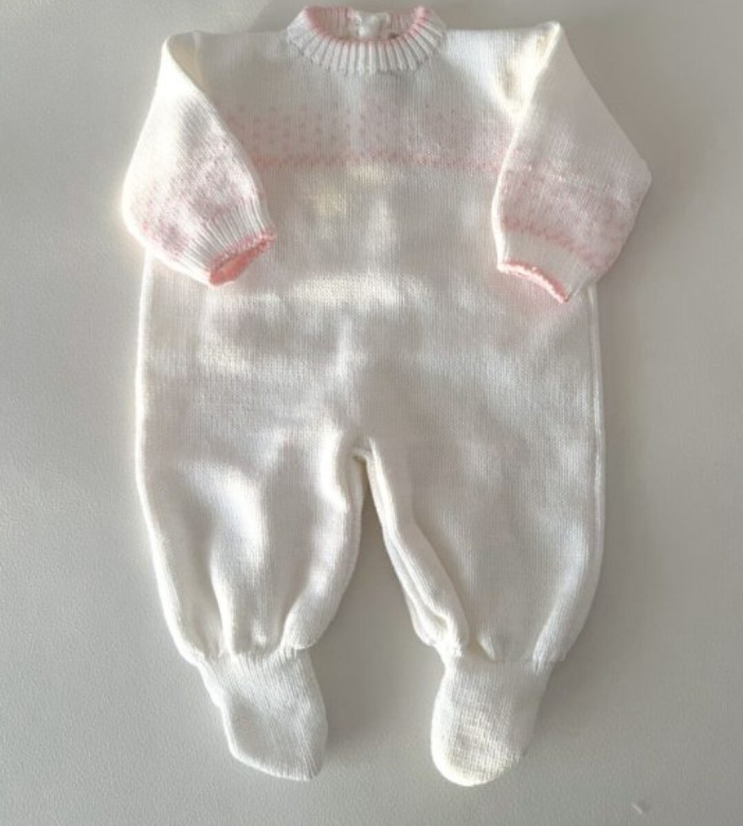 Monito dots rosa blanco 