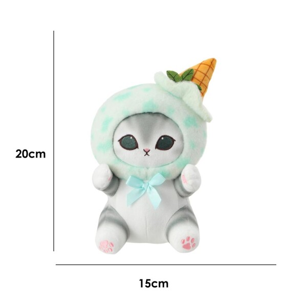 Peluche mofusand sentado verde