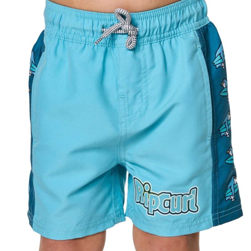 Short Rip Curl Paddle Out Panel Niño - Celeste Short Rip Curl Paddle Out Panel Niño - Celeste