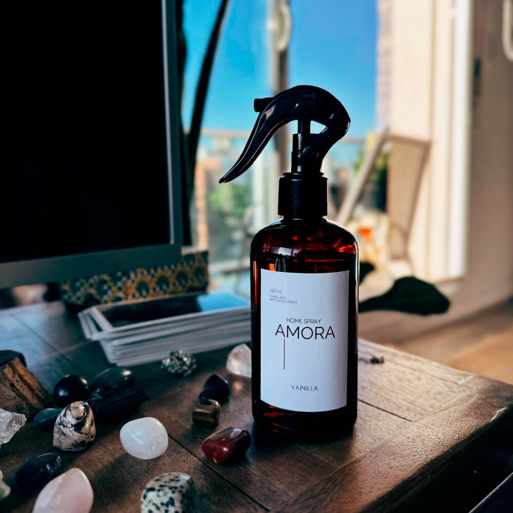 AROMATIZADOR 250ML PLASTICO MARRON AMORA