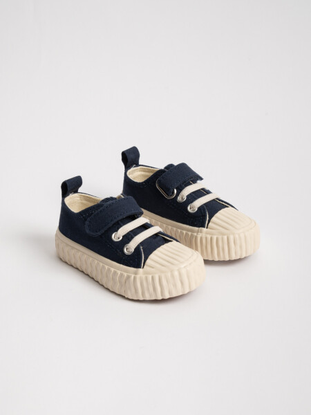 Zapatilla Deportiva Deportiva Acordonada Azul Marino