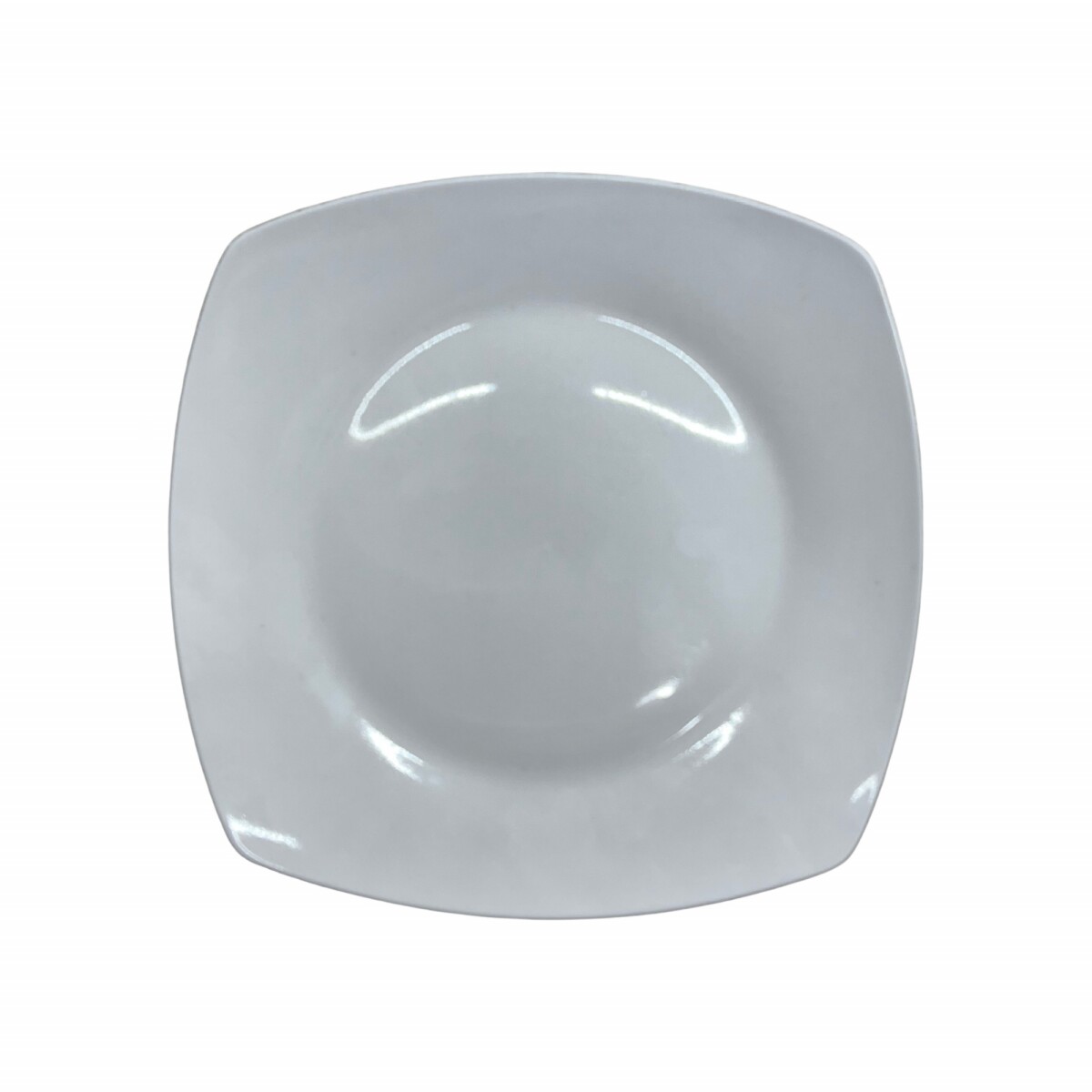 PLATO PLAYO DE PORCELANA CUADRADO • 24cm 