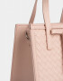 City Tendencia Cartera Mini City Trenzada - Rosa Viejo