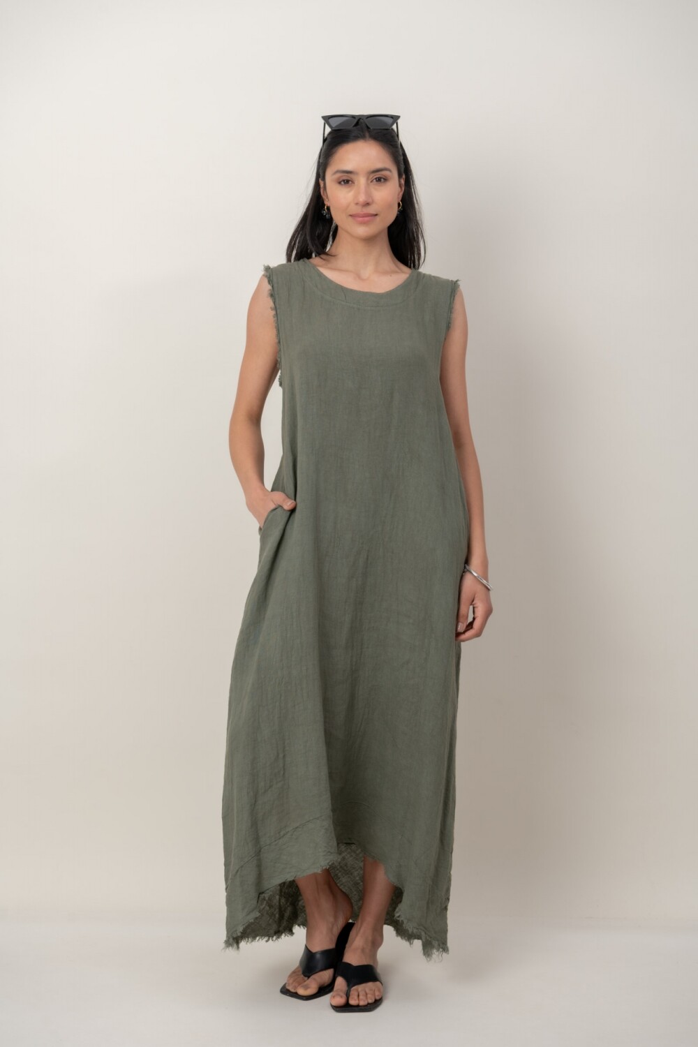 VESTIDO SAVANNAH Verde Seco