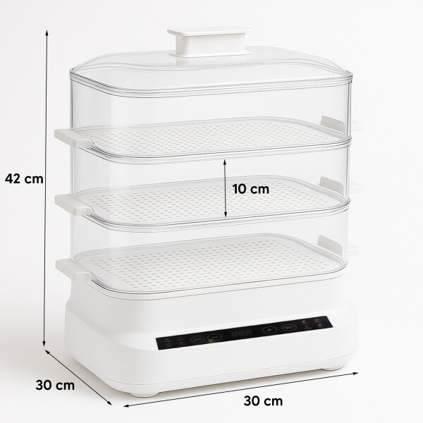 Vaporera Eléctrica Like De 3 Niveles Xh-d20 800w VAPORERA LIKE 3 NIVELES XH-D20