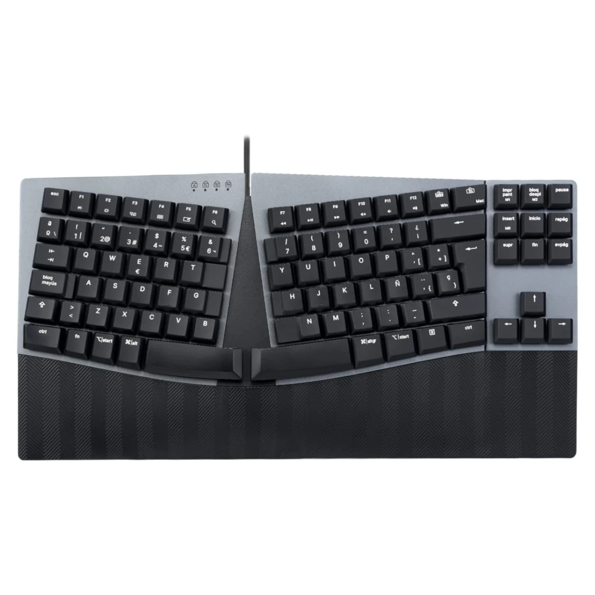 Teclado Ergonómico Usb Perixx 335 Multimedia Español 