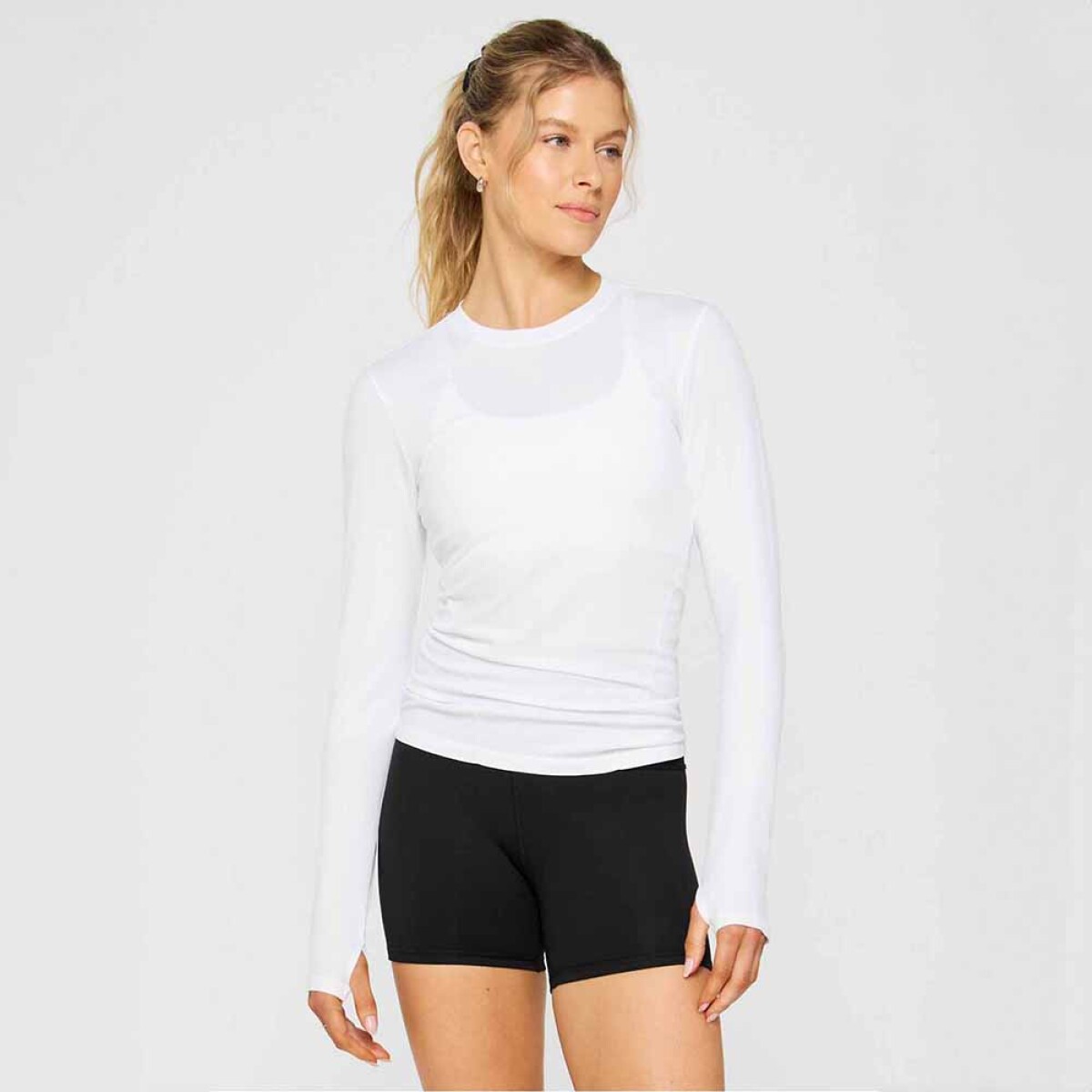 Polo Manga Larga Feather Tech+ Long-Sleeve Top Mujer 