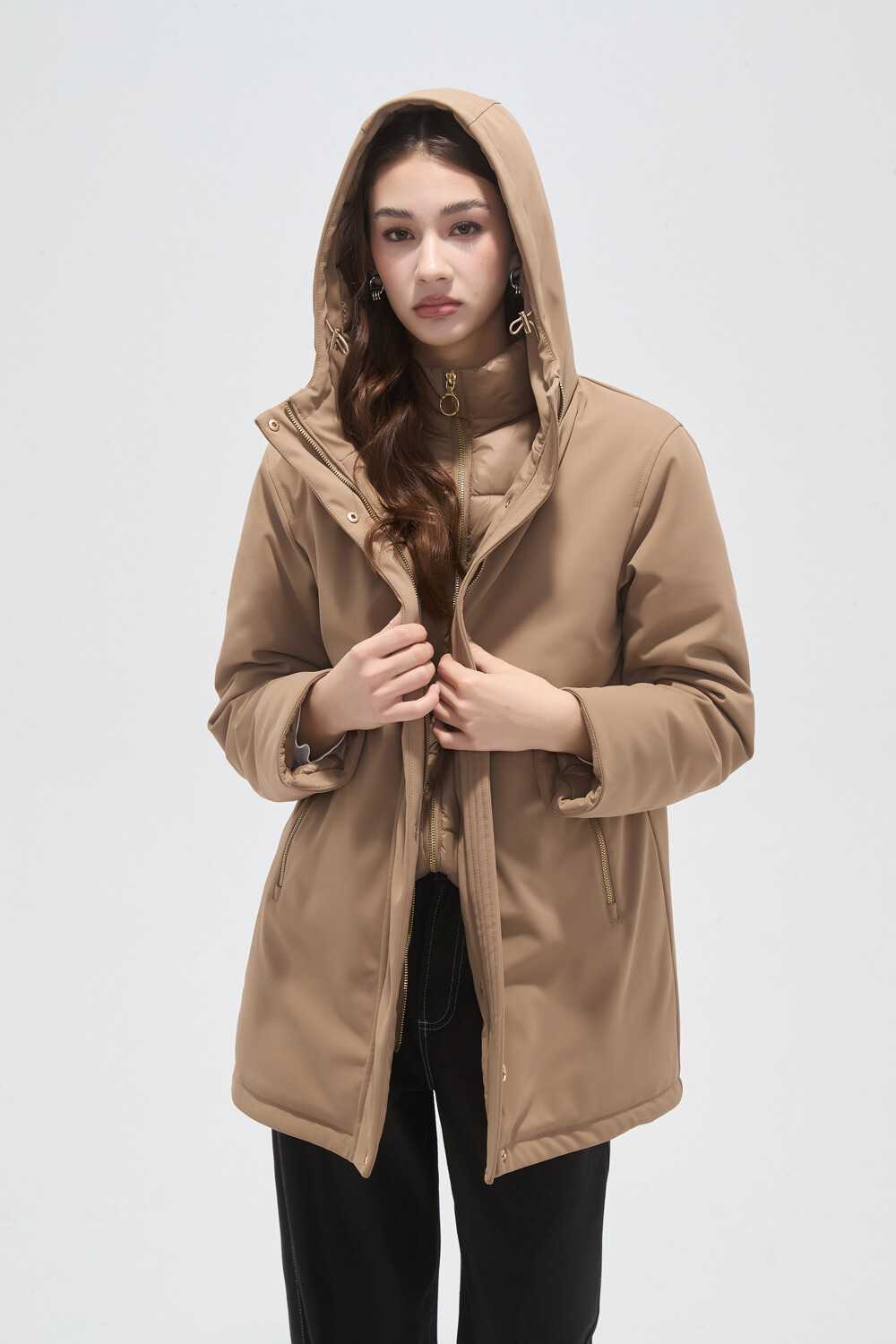 Campera Karipe Beige Oscuro