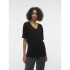 VMEDDIE 2/4 V-NECK PULLOVER GA EXC BLACK
