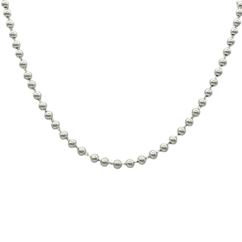 Cadena Bolitas - Plata 925 - Sin Piedra - CD3272 sinpiedra
