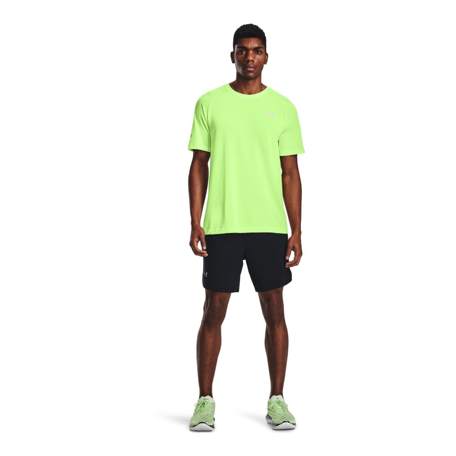 Short de Hombre Under Armour Launch Run 2 en 1 Negro