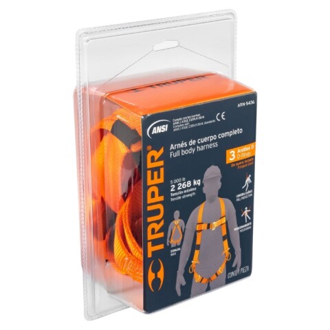 ARNES DE SEGURIDAD DE CUERPO COMPLETO 3 ANILLOS ARNES DE SEGURIDAD DE CUERPO COMPLETO 3 ANILLOS