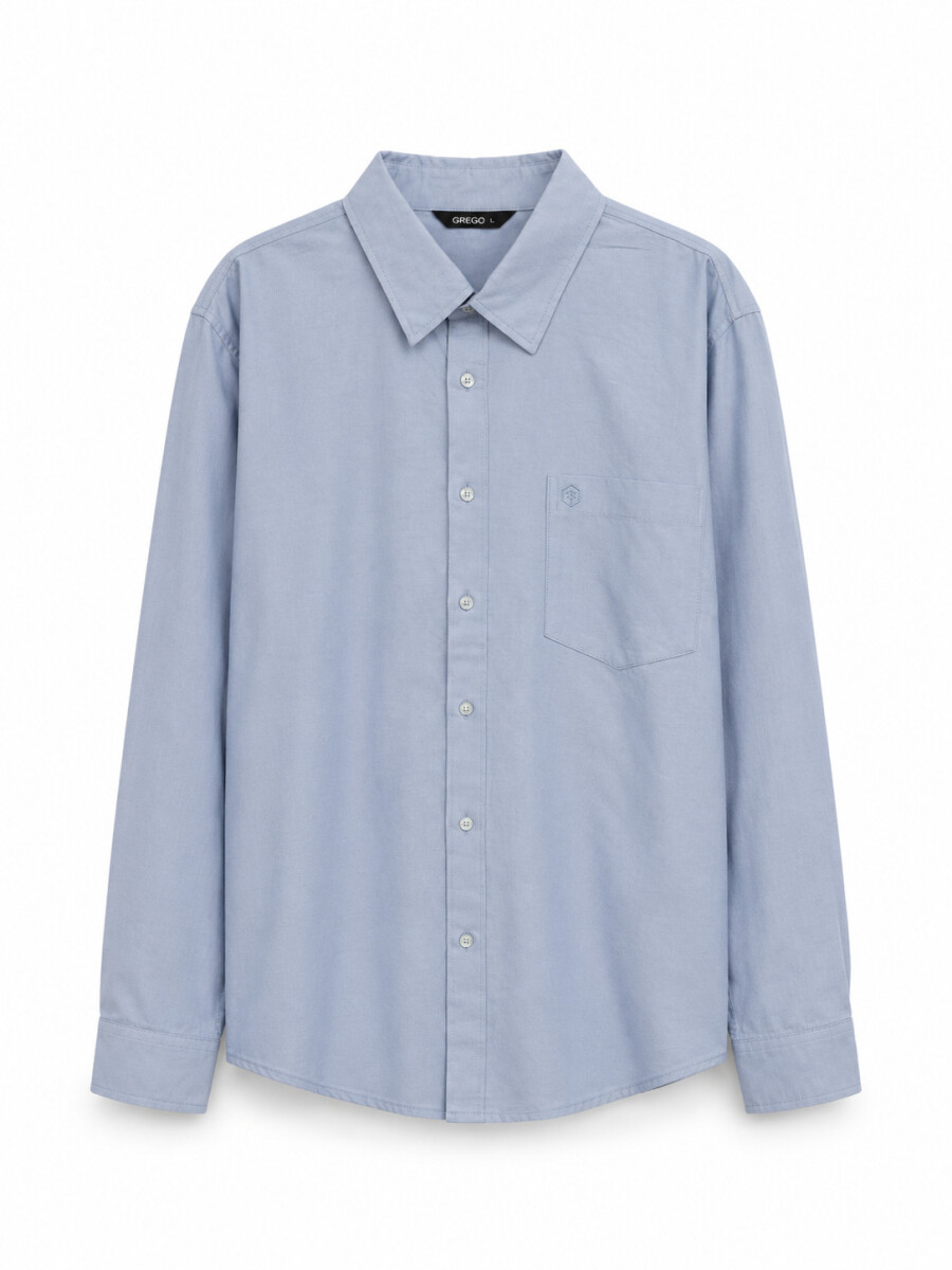 CAMISA ALEXO - CELESTE 