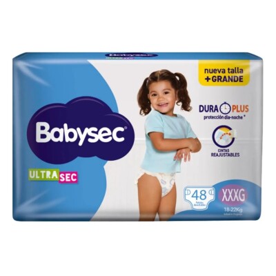 Pañales Babysec Ultra Sec Talle Xxxg 48 Uds. Pañales Babysec Ultra Sec Talle Xxxg 48 Uds.