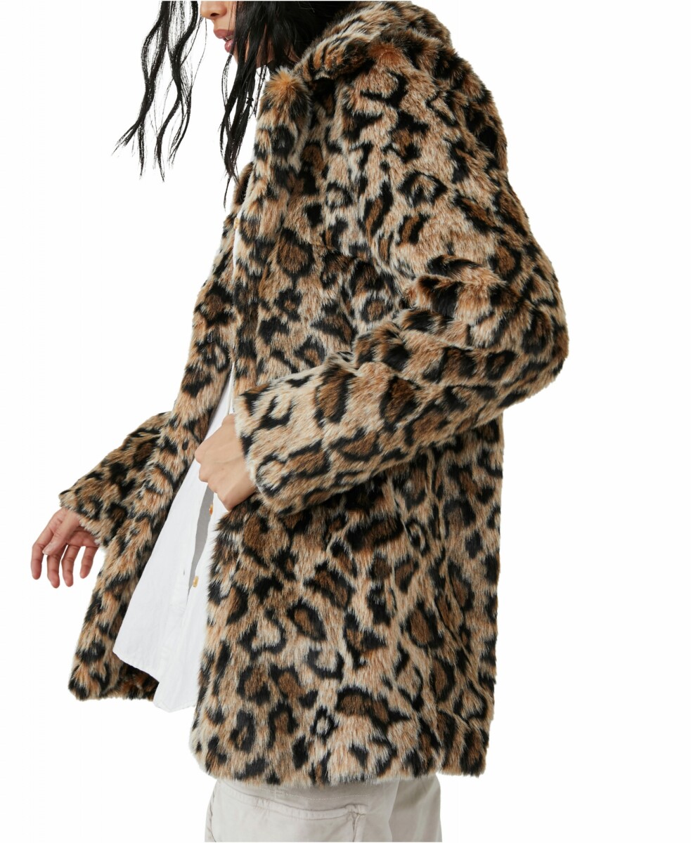 Lola leopard blazer - Beige 