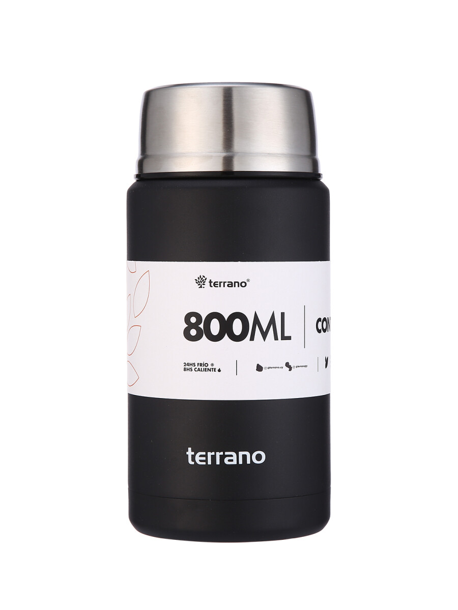 Contenedor de alimento alto - Negro 