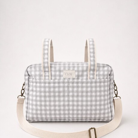 Bolso Midi Vichy Gris