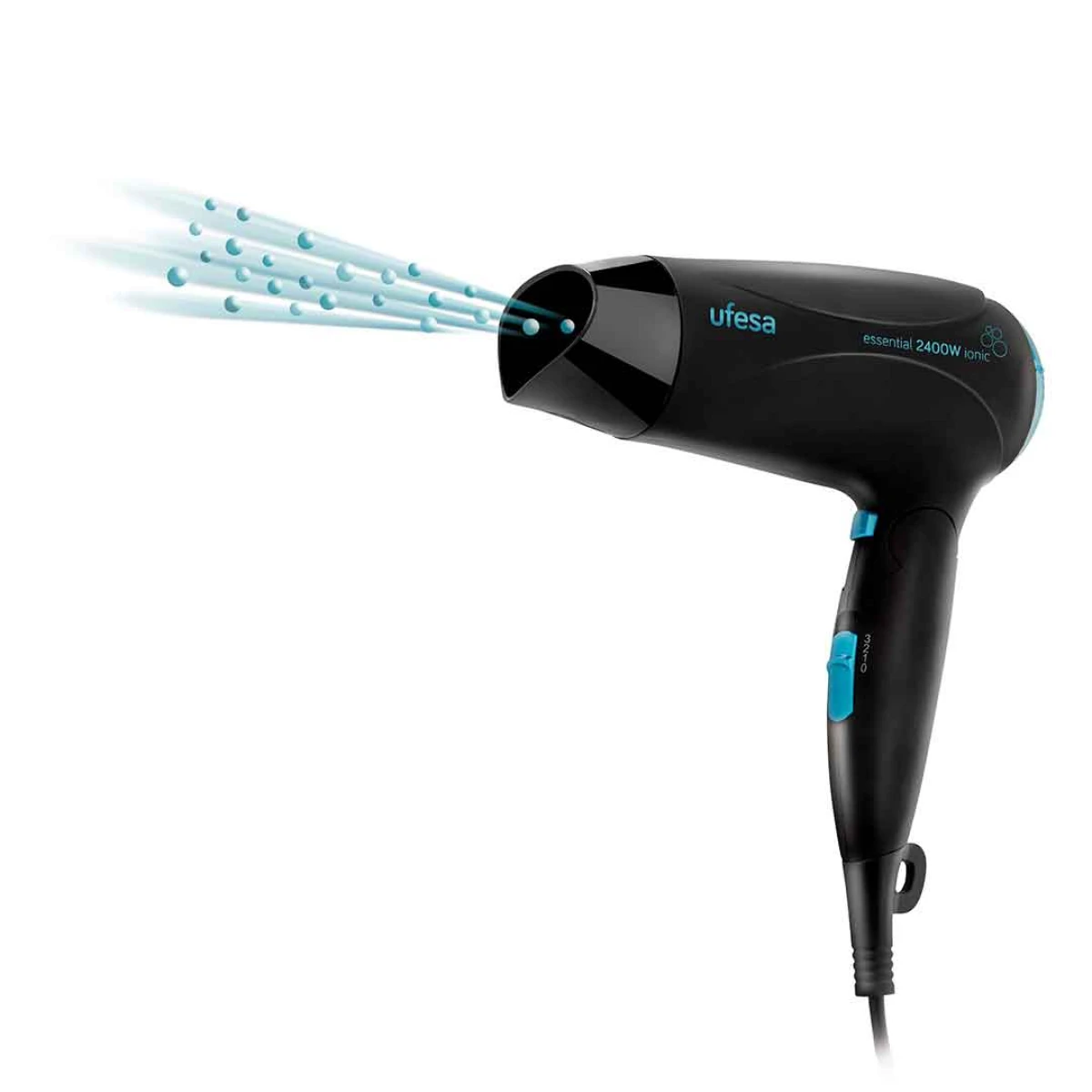 Secador de pelo plegble Ufesa 2400w con accesorios 