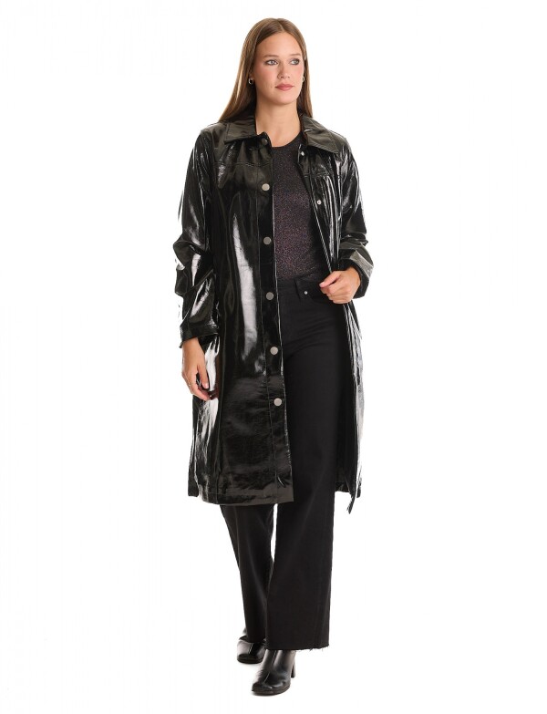 Chaqueta Charol NEGRO