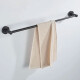 TOALLERO RECTO METALICO DE 40 CM EN COLOR GRAFITO GUNMETAL GRAFITO-GUNMETAL