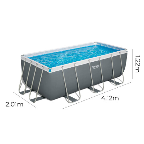 Piscina Bestway Estructural 8124 L 412x201x122cm Piscina Bestway Estructural 8124 L 412x201x122cm