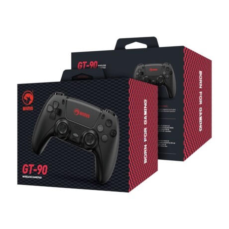 Marvo - Gamepad Inalámbrico. GT-90. Bluetooth. Vibración Doble. Puerto 3,5MM. Batería 600 Mah. Color 001
