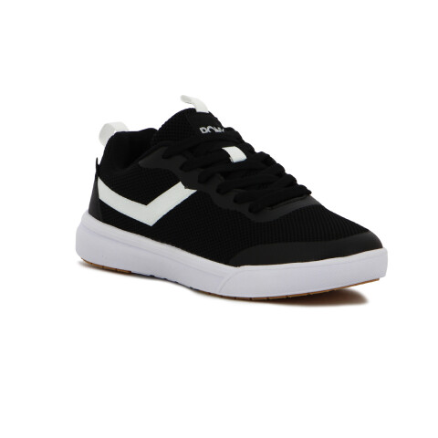 Pony Champion Hombre Superlight Casual - BLACK-WHT Negro-Blanco
