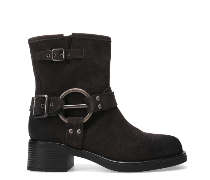 Bota HILE de cuero Black