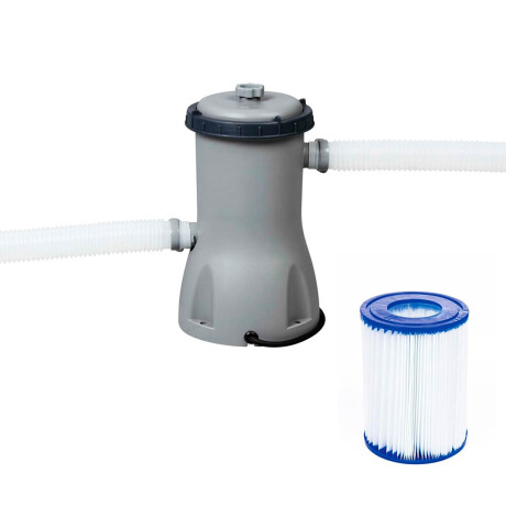 Piscina Bestway Rattan 7250 L + Bomba + Regalos Piscina Bestway Rattan 7250 L + Bomba + Regalos