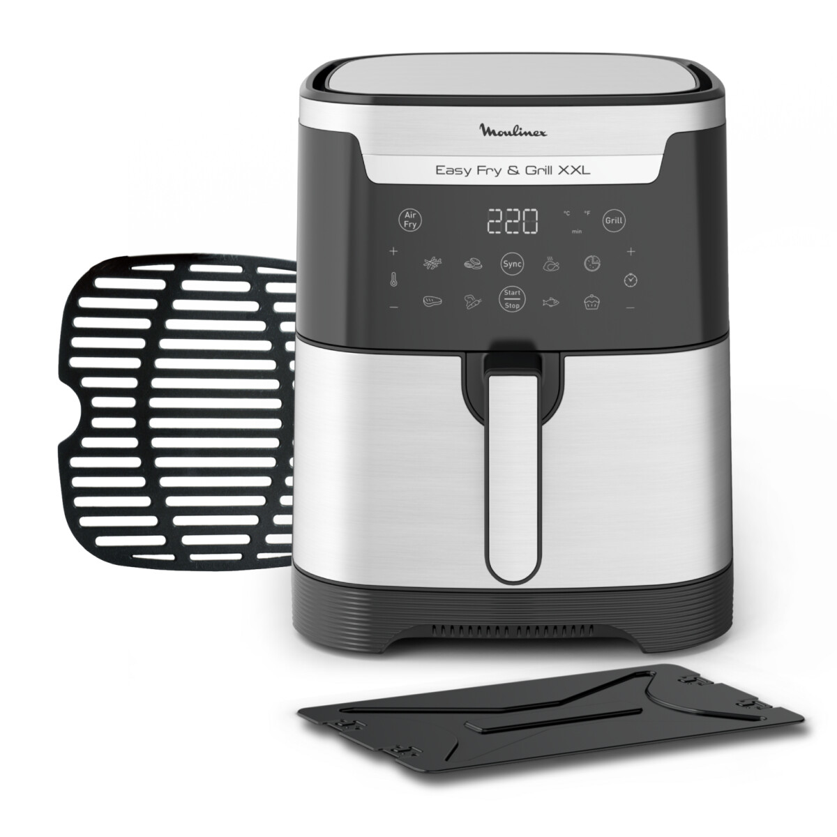 Freidora De Aire Moulinex Easy Fry & Grill XXL - 6,5Lts, Gris Oscuro 