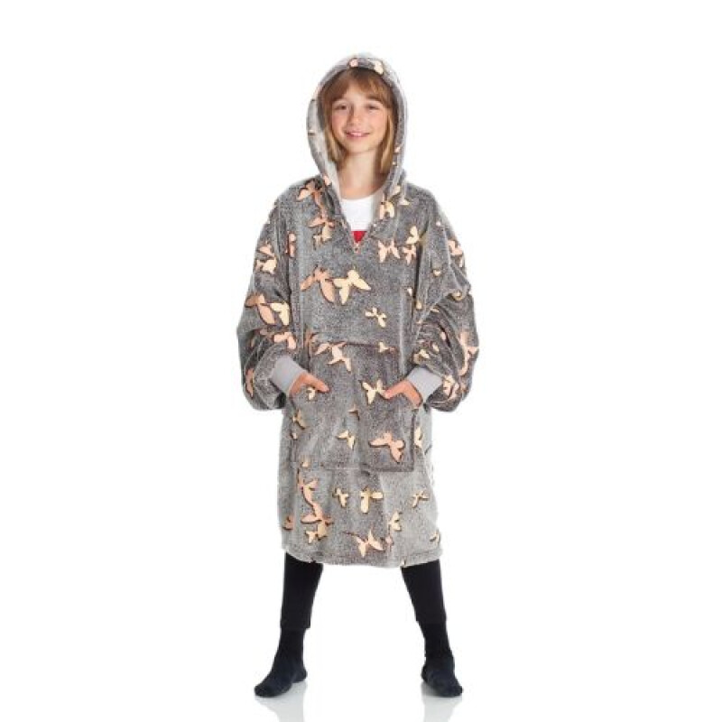 Poncho Glow Mariposas- KANGURU Poncho Glow Mariposas- Kanguru