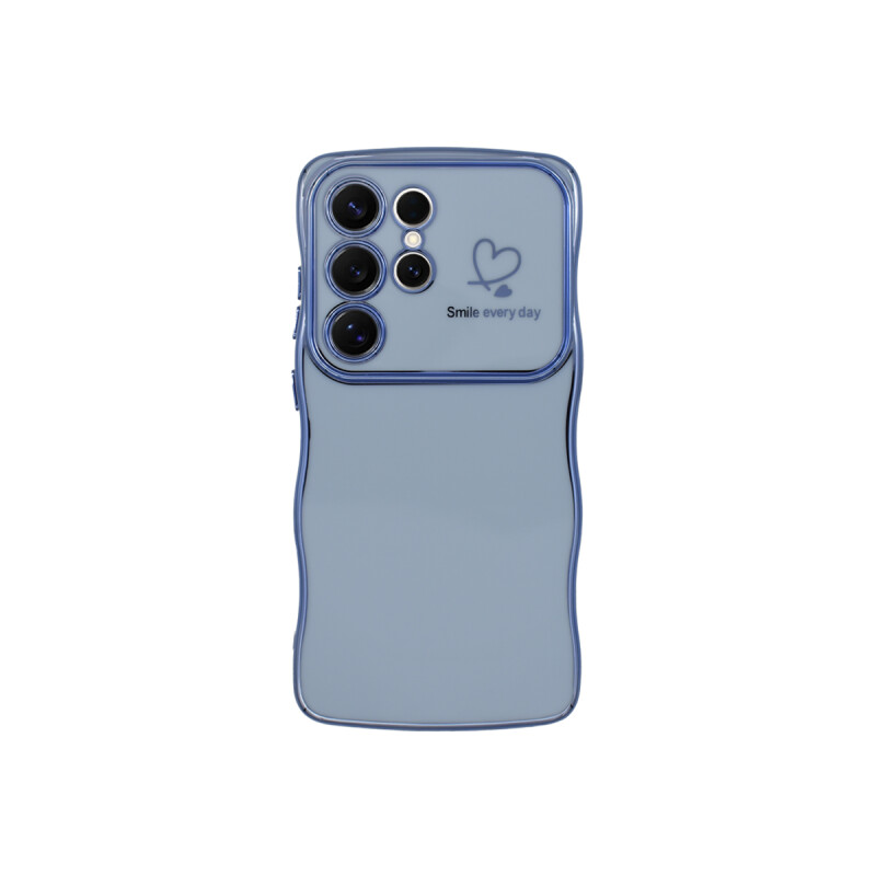 Protector para Samsung Galaxy S25 Ultra diseño corazón azul Protector Para Samsung Galaxy S25 Ultra Diseño Corazón Azul