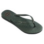 Sandalias Havaianas Slim Gloss Mujer Verde Oliva