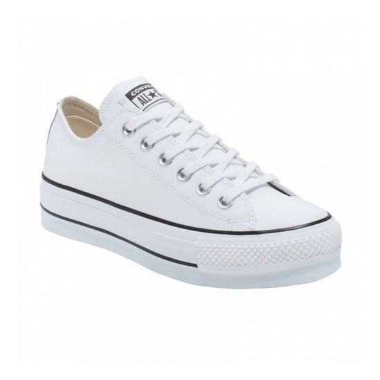 Championes Converse All Star Plataforma Blanco