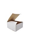 Caja flexi plegable 10x10x05 cm. BLANCO