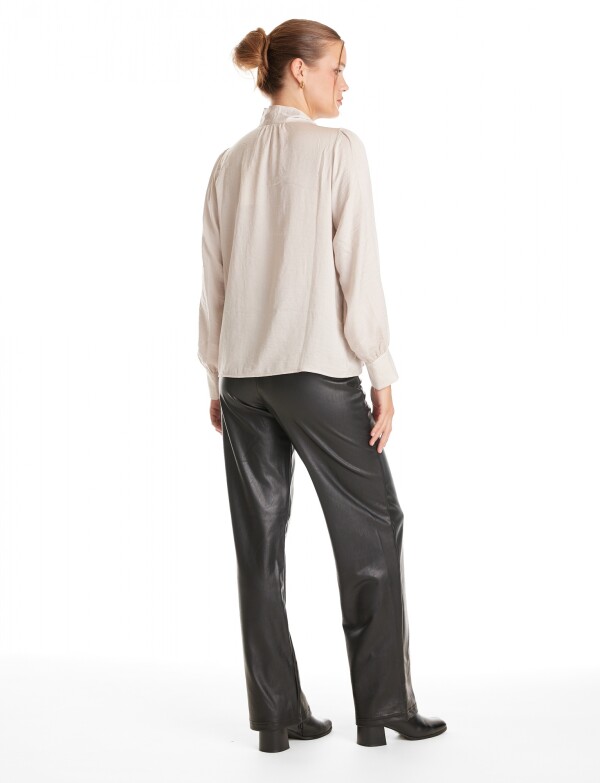 Blusa Lazo & Botones BEIGE CLARO