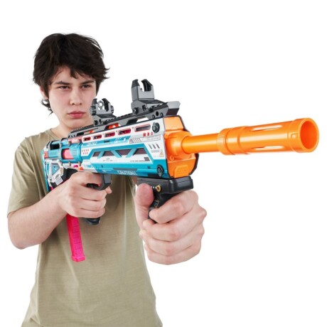 Lanzador X-Shot Pro Long Shot Con 40 Dardos 2 Cargadores Ub 001