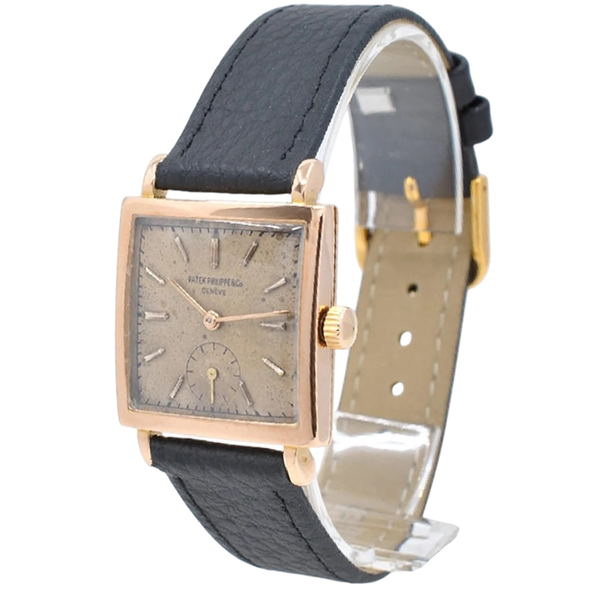 Reloj Patek Philippe 18K Oro Rosa 1431 Año Caja 27 Mm Con