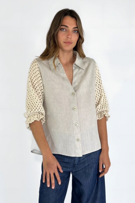 CAMISA ISABELA Beige