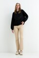 Sweatshirt efecto lavado Good Mood NEGRO