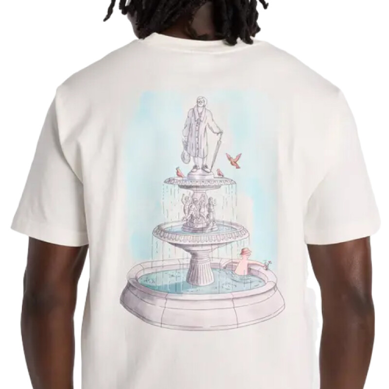 Remera New Balance Fountain - Blanco Remera New Balance Fountain - Blanco